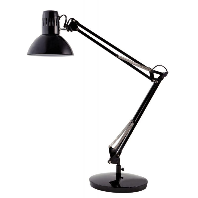 Image de  Lampe architecte avec pince de fixation standard noir 