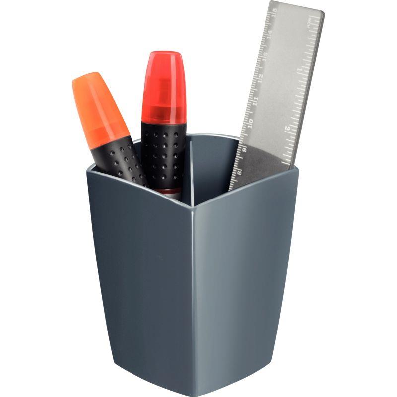 Image de  Pot à crayons MINERAL gris orage 