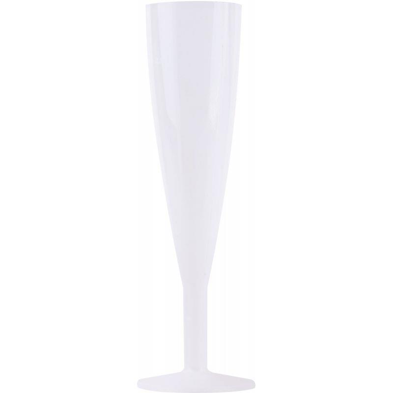 Image de  Lot de 8 flutes polypropylène transparente 13cl 