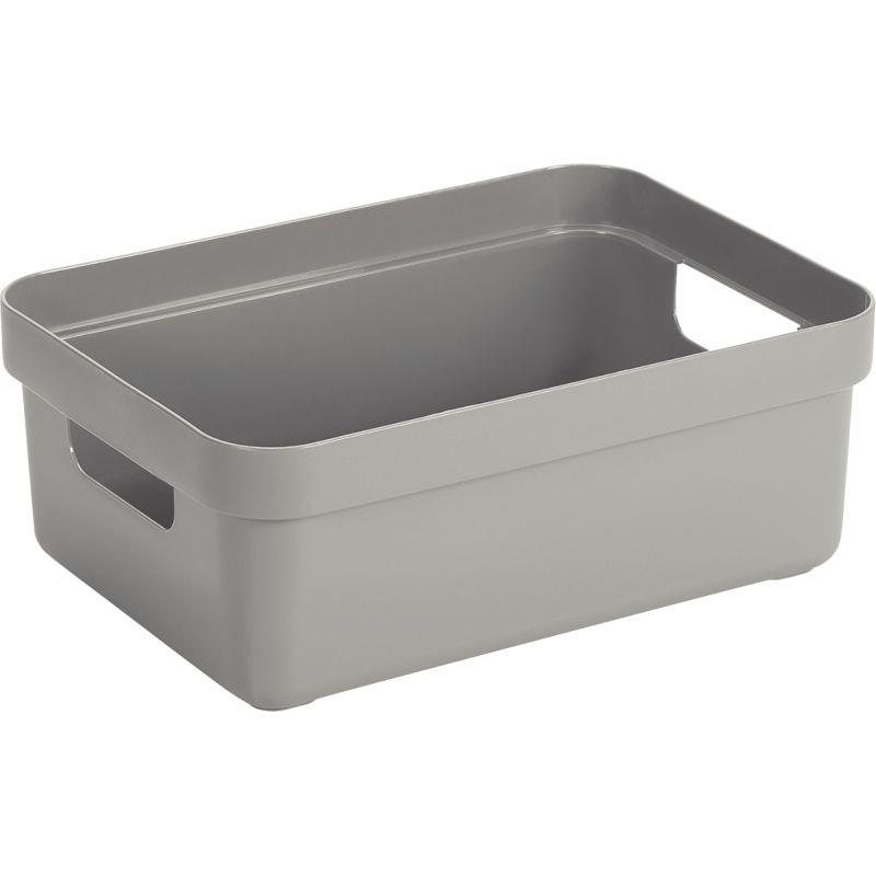 Image de  Boite de rangement 9L gris clair 