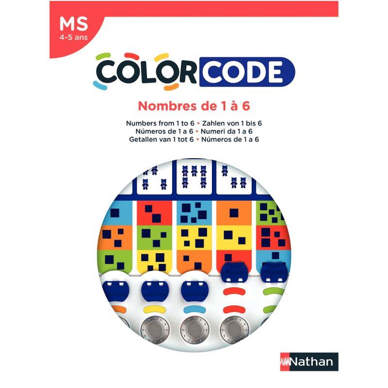 Image de  COLORCODE nombres de 1 à 6 
