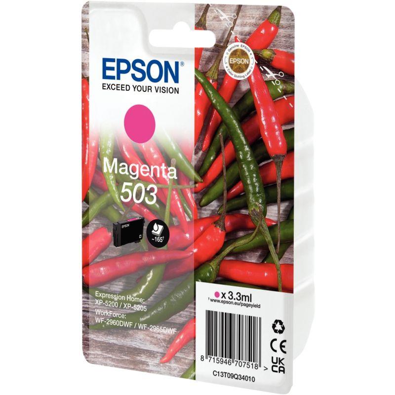 Image de  Epson PIMENT / 503 cartouche jet d''encre magenta authentique (T09Q340) 