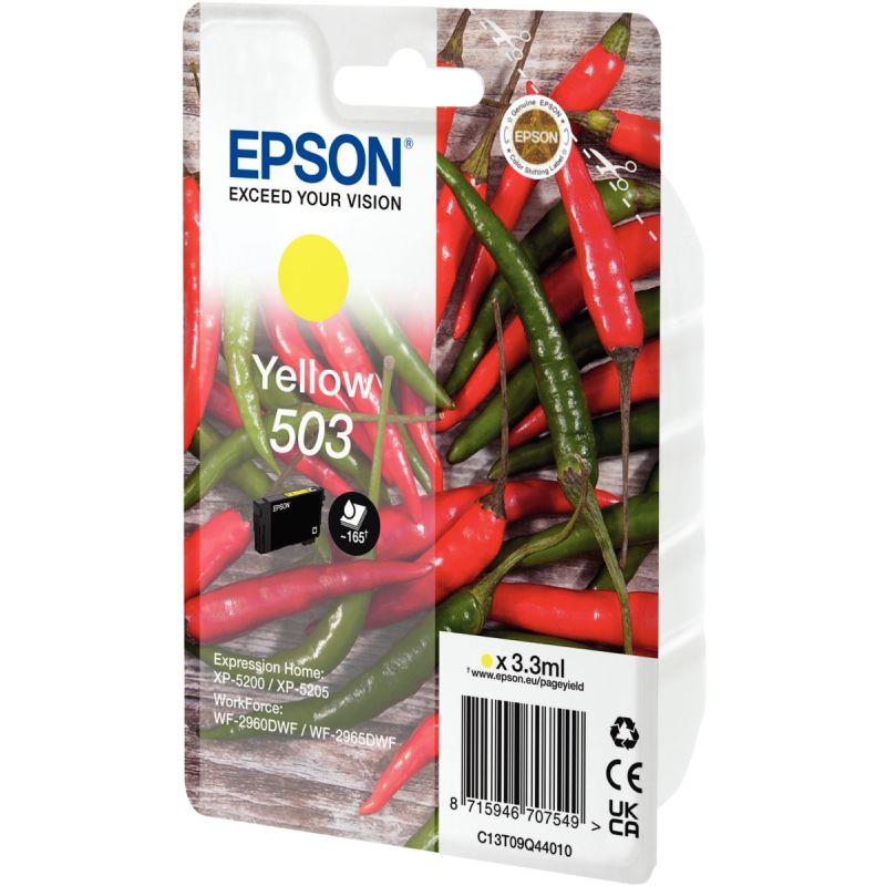 Image de  Epson PIMENT / 503 cartouche jet d''encre jaune authentique (T09Q440) 