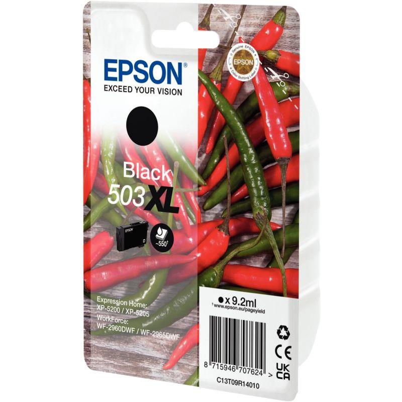 Image de  Epson PIMENT / 503XL cartouche jet d''encre noire haute capacité authentique (T09R140) 
