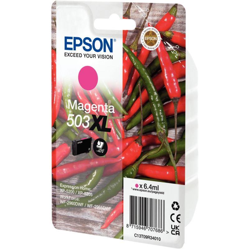 Image de  Epson PIMENT / 503XL cartouche jet d''encre magenta haute capacité authentique (T09R340) 