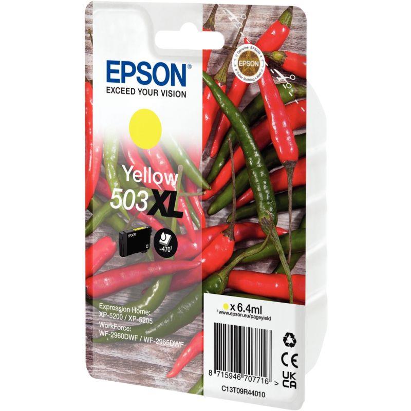 Image de  Epson PIMENT / 503XL cartouche jet d''encre jaune haute capacité authentique (T09R440) 