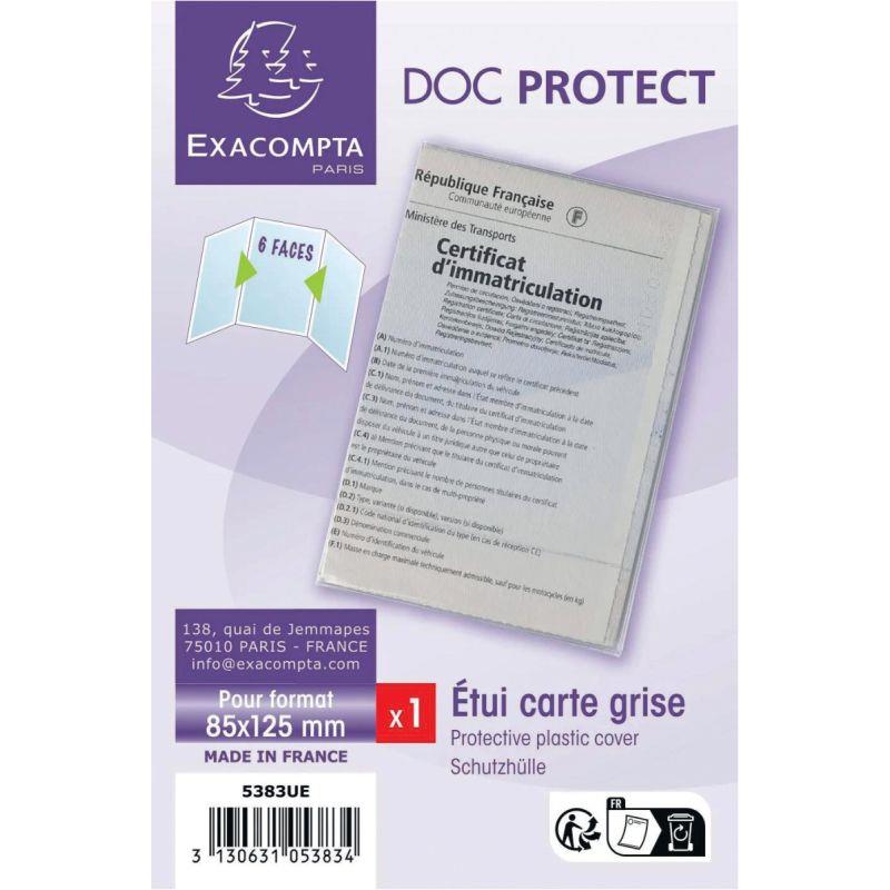 Image de  Etui 3vol p/carte grise pvc 