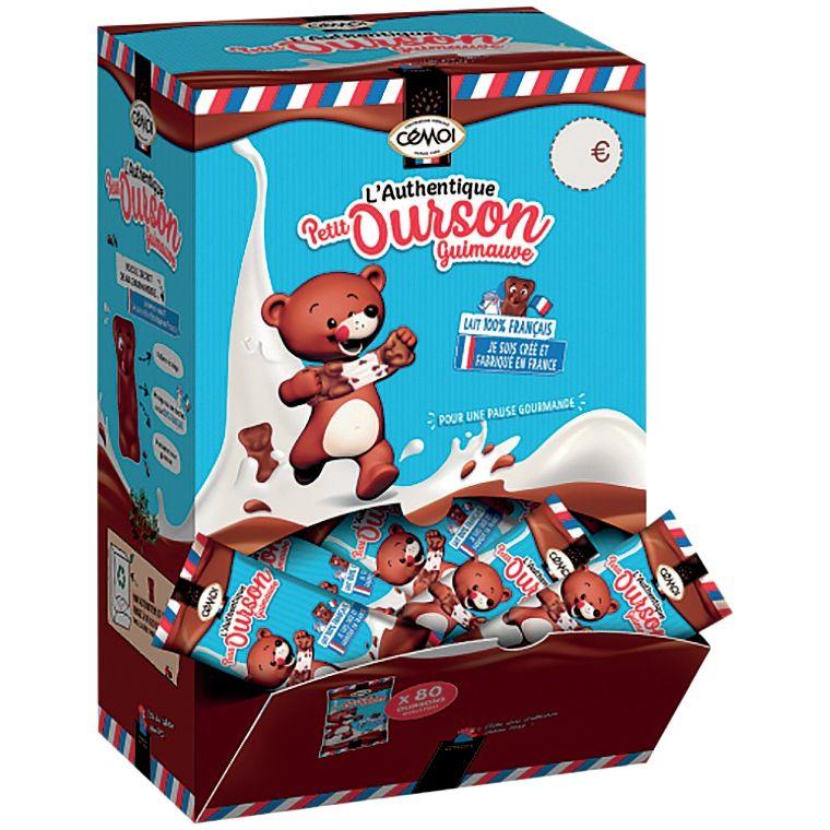 Image de  Boîte de 80 oursons Cemoi 