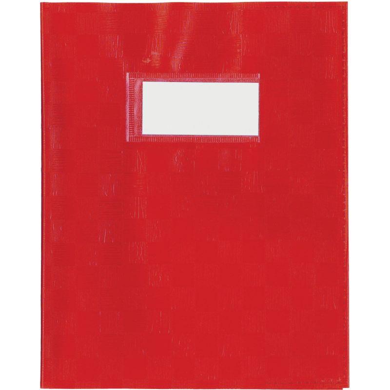 Ref. 60122, Protège-cahier PP opaque + étiquette, format A5, rouge, marque AURORA