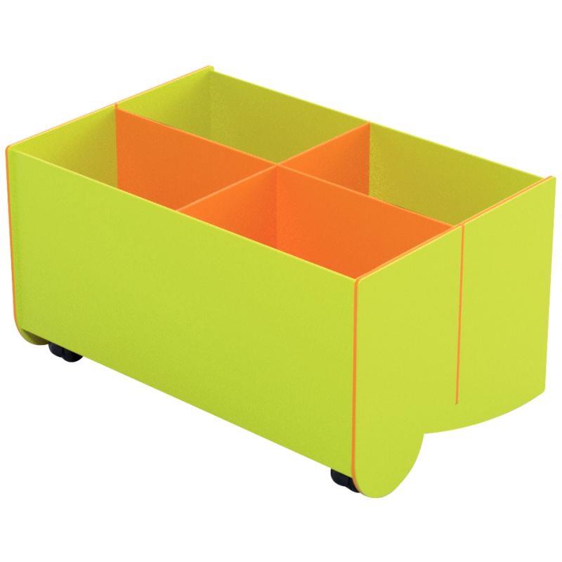 Image de  Bac bas 4 roulettes dimensions (HxlxP) : 33x61,5x41cm 