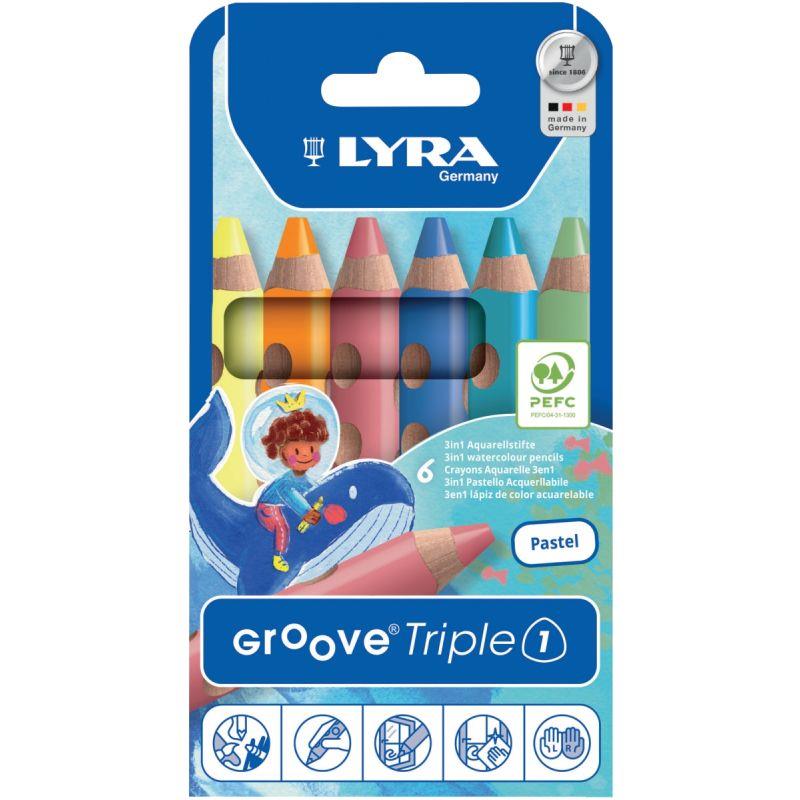 Image de  Etui 6cray coul groove past 