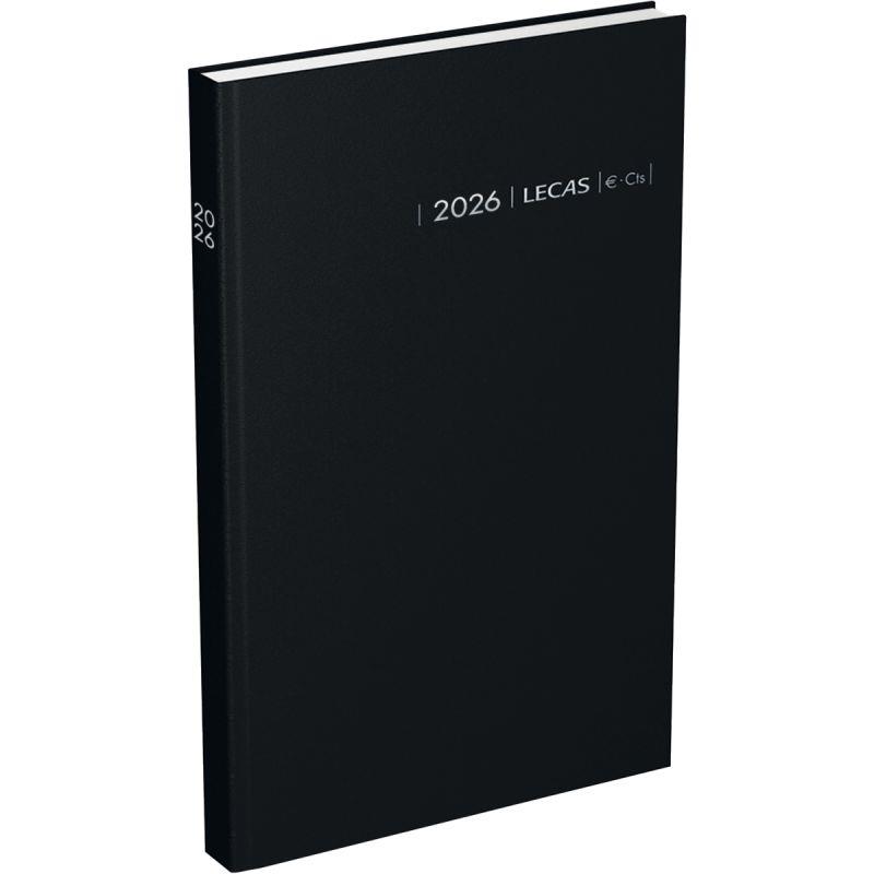 Image de  Agenda carre 1 jour euro/centimes noir 
