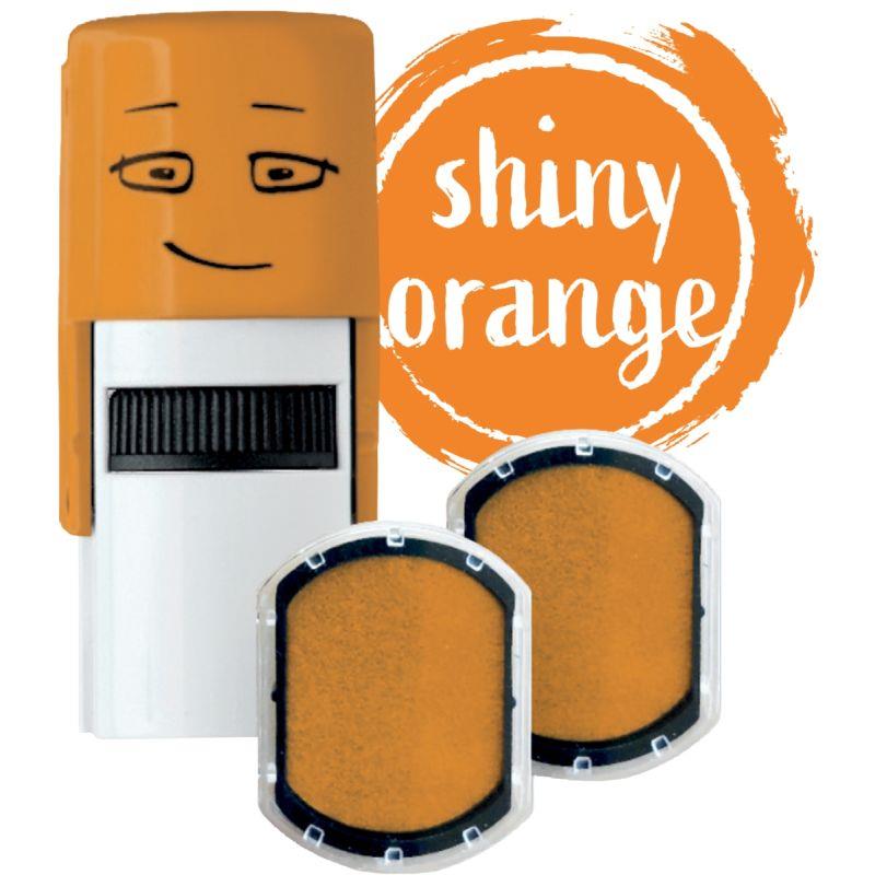 Image de  Blister de 2 cassettes d''encrage orange 