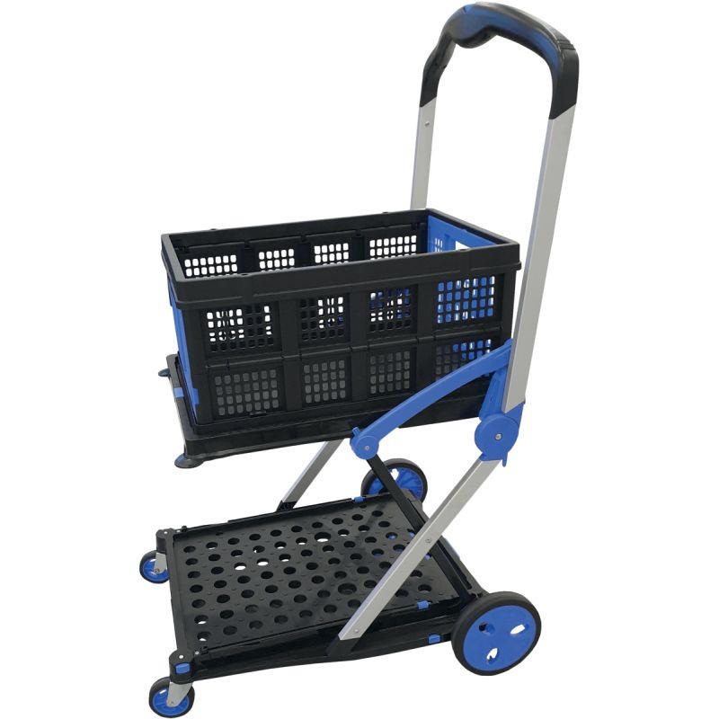 Image de  Chariot pliable p-bacs alu 