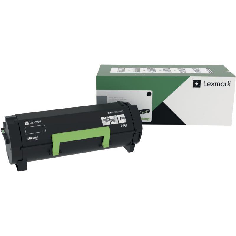 Ref. 60722, Cartouche laser toner Lexmark 50F2U0E noire très haute capacité authentique, marque LEXMARK