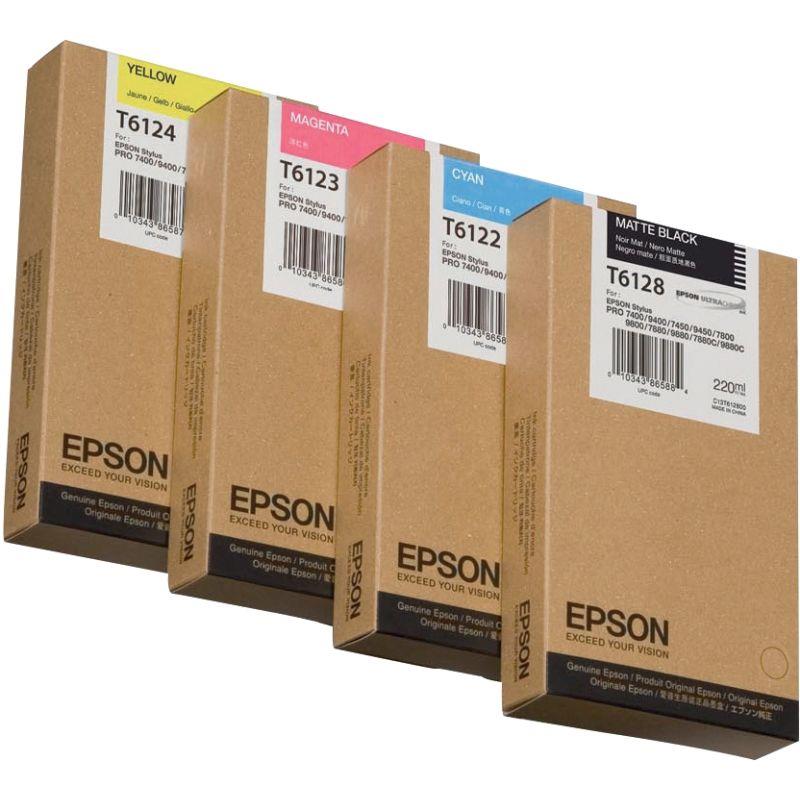 Image de  Epson cartouche jet d''encre photo magenta authentique (T612300) 