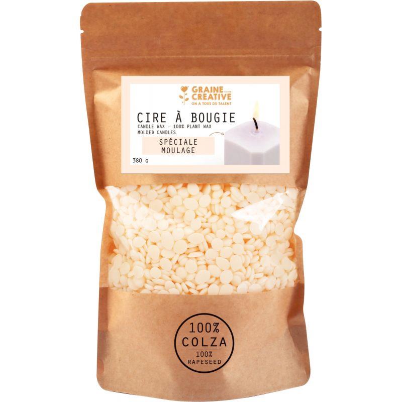 Image de  Sachet 380g de cire à bougie 100% colza 