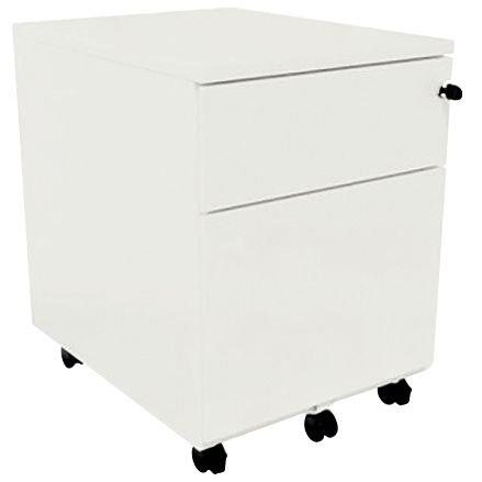 Image de  Caisson mobile professionnel en métal 2 tiroirs Blanc 