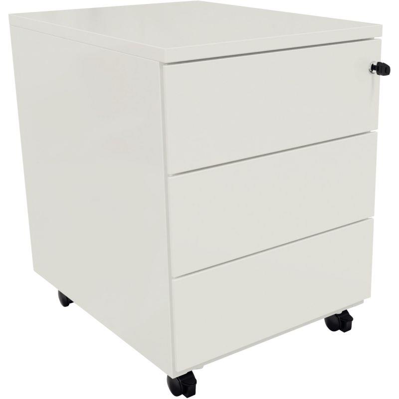 Image de  Caisson mobile professionnel en métal 3 tiroirs Blanc 