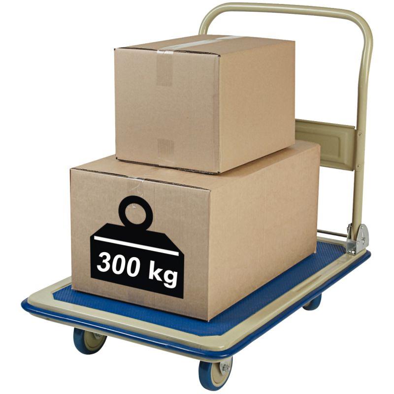 Image de  Chariot dossier rétractable 300kg 