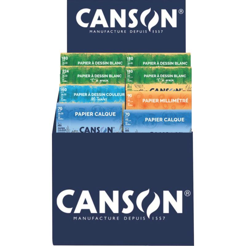 Ref. 62002, Présentoir 1/2 box essentiel 270 pochettes, marque CANSON