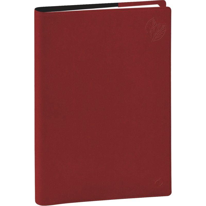 Image de  Agenda semainier Eunoïa 16x24cm rouge bordeaux 