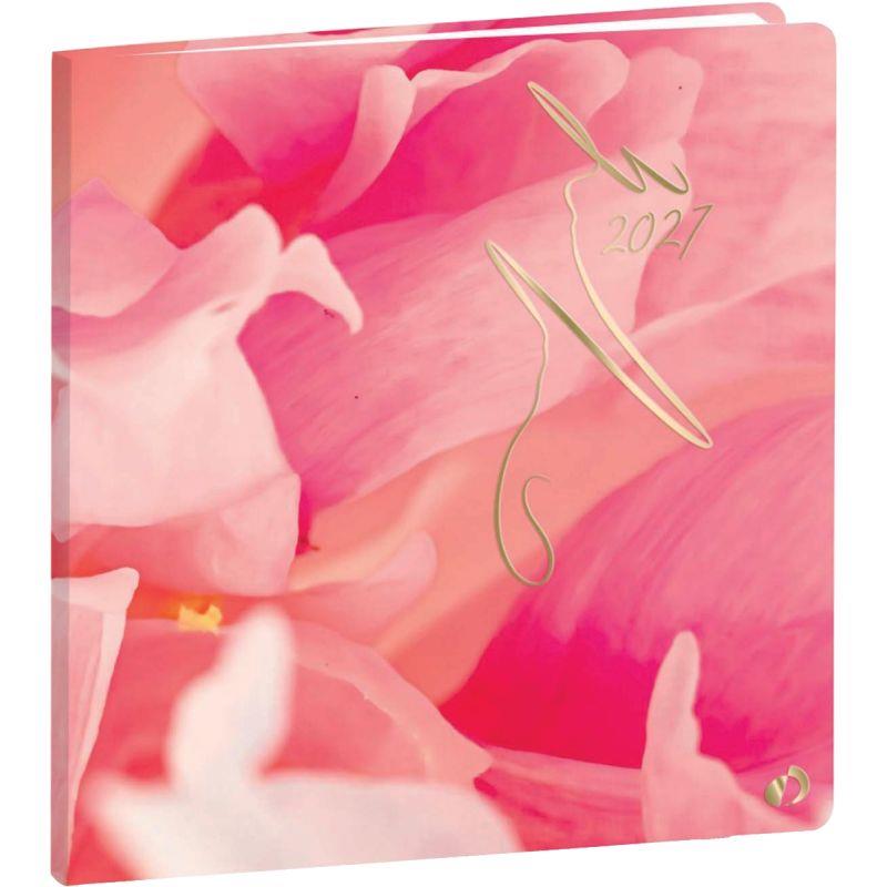 Image de  Agenda semainier Hipsy 16x16cm pétales 