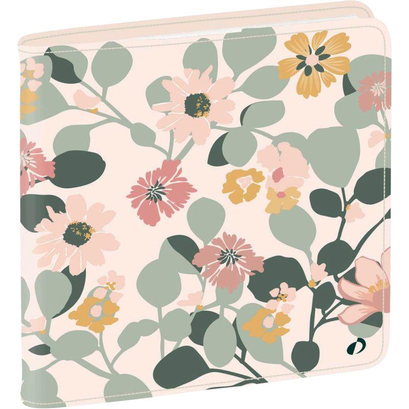 Image de  Agenda semainier Bloom 16x16cm vert fleur 