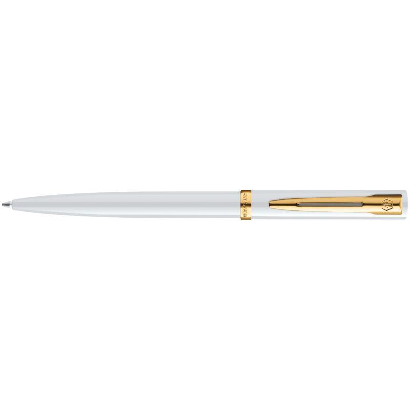 Ref. 62173, Stylo bille Allure premium blanc, marque N.C
