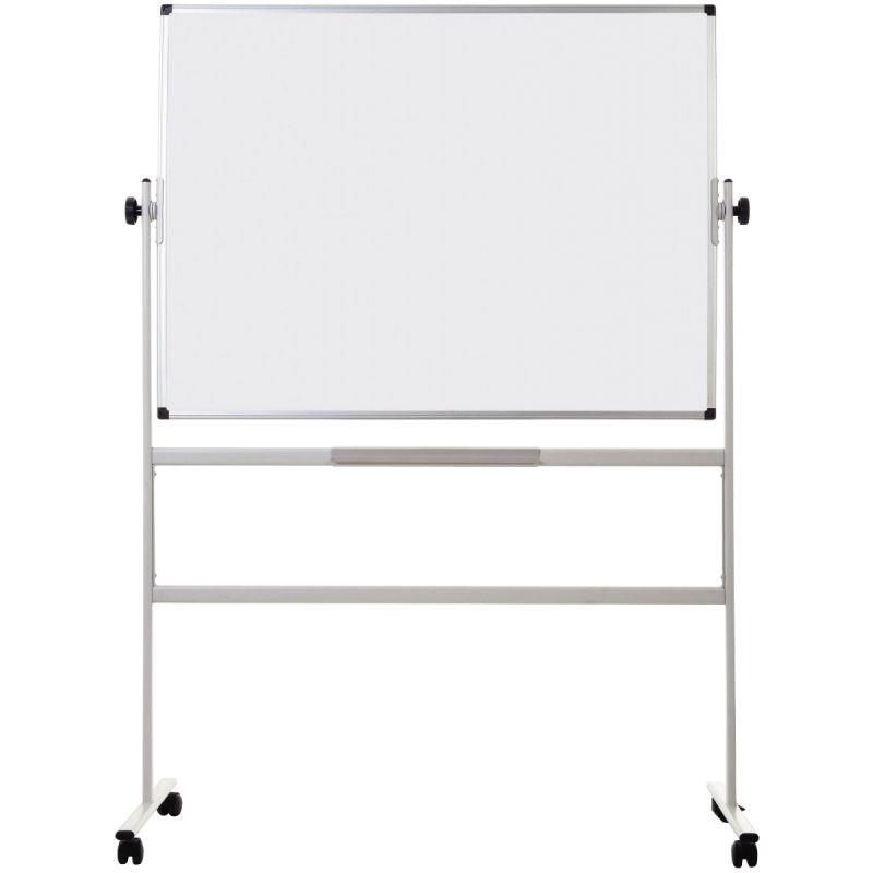 Image de  Tableau blanc émaillé rotatif 2 faces 100x150cm 