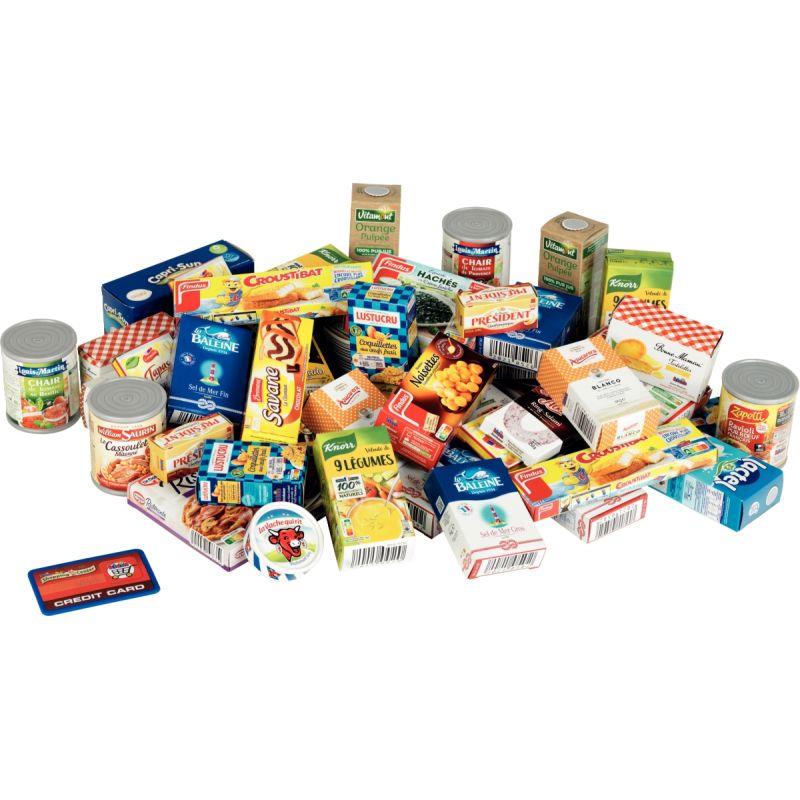 Image de  Lot de 40 produits d''épicerie + carte bancaire 
