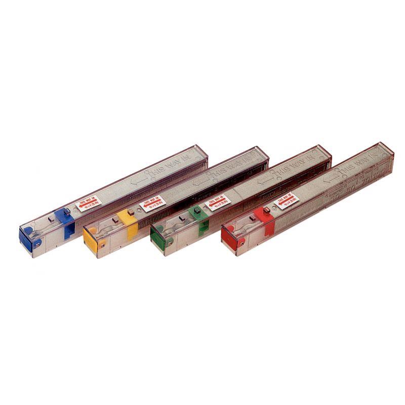 Image de  Boite de 5 cassettes de 210 agrafes 12mm rouge 