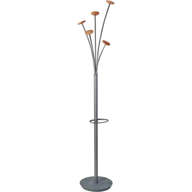 Image de  Portemanteau Festival gris métal et bois 