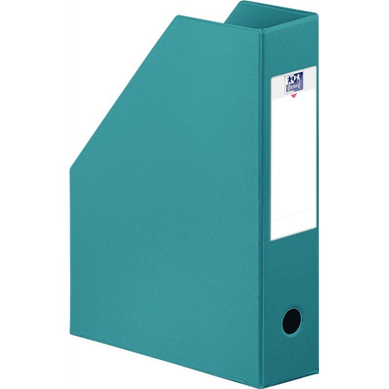 Image de  Porte-revues OXFORD en PVC dos 7cm turquoise 