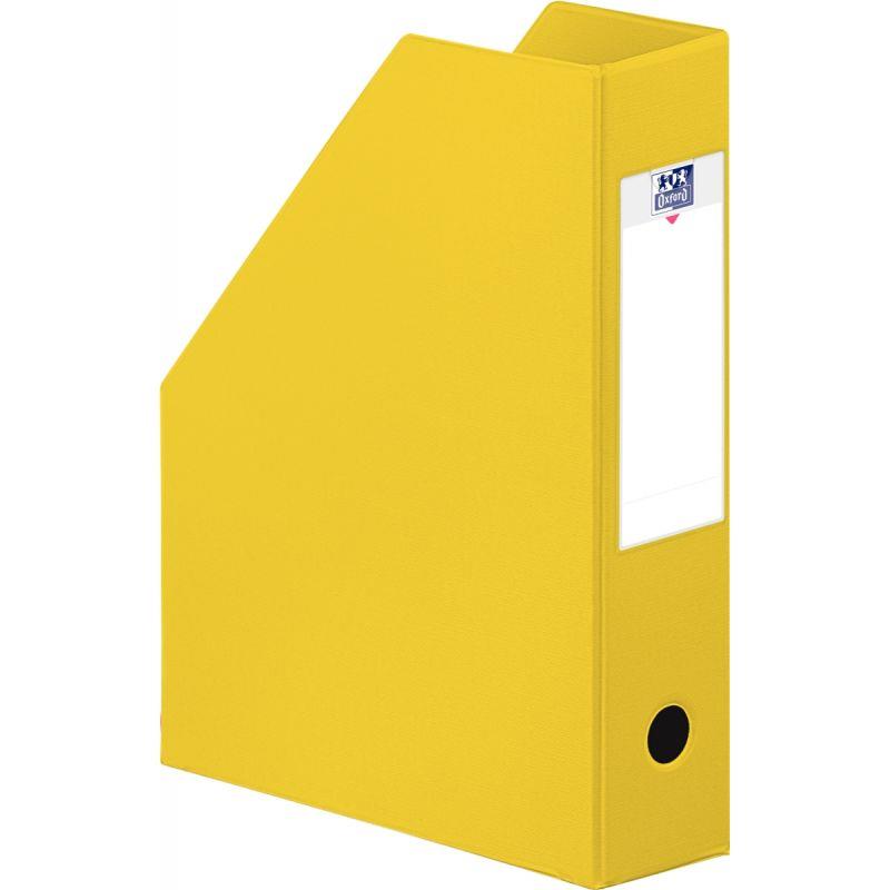 Image de  Porte-revues OXFORD en PVC dos 7cm jaune 