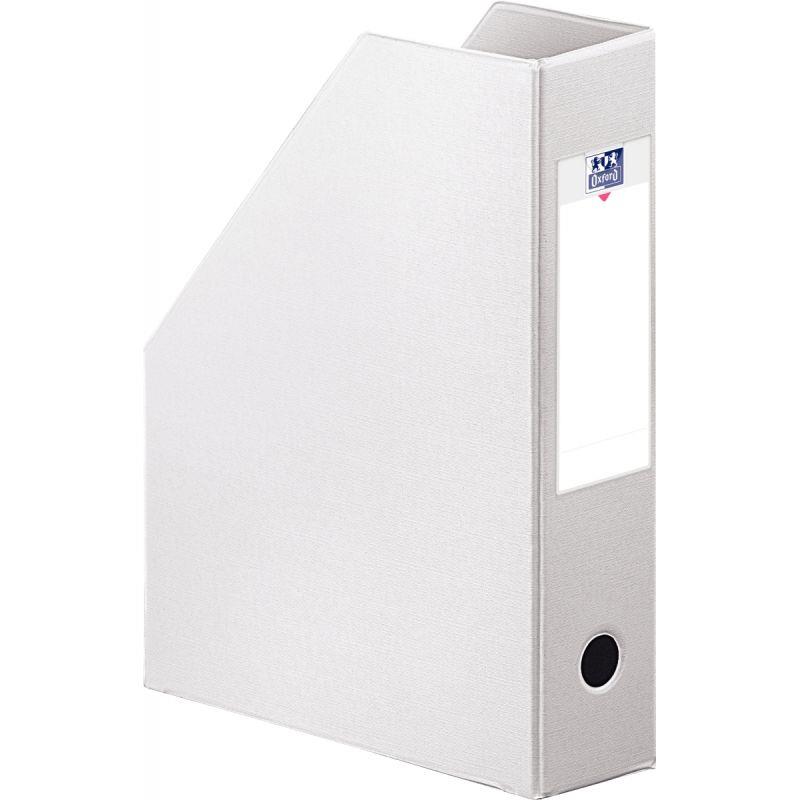 Image de  Porte-revues OXFORD en PVC dos 7cm blanc 