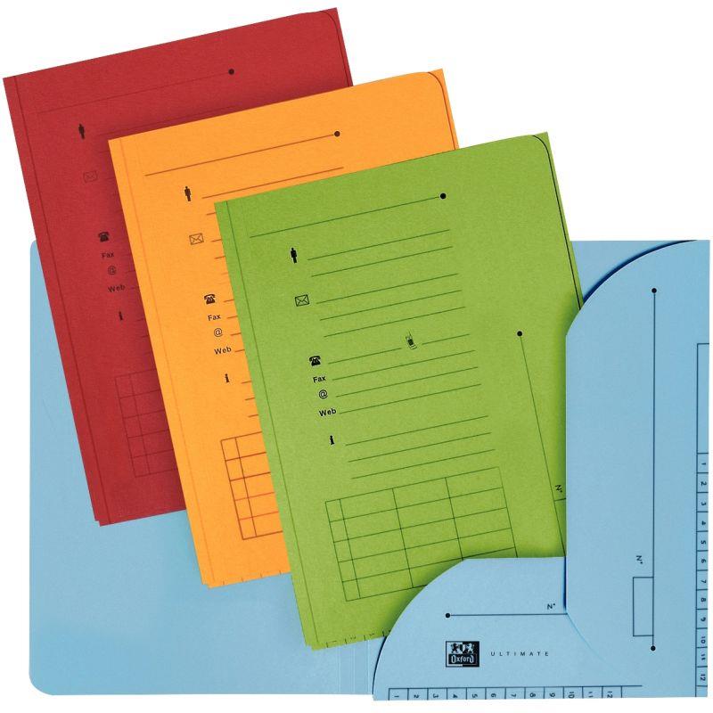 Image de  Paquet de 25 chemises HV pour dossiers suspendus, coloris vifs assortis 