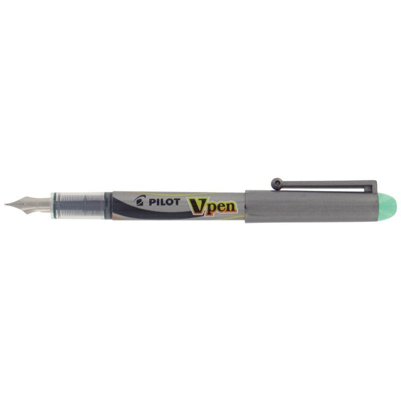 Image de  Stylo plume jetable V-Pen vert 