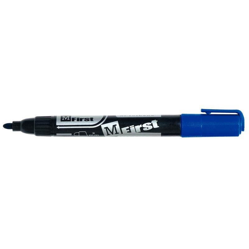 Image de  Marqueur permanent MFirst pointe ogive bleu 