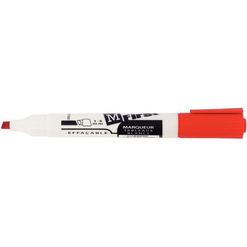Image de  Marqueur tableau blanc MFirst pointe biseautée rouge 