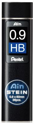 Image de  Etui de 36 mines Hi-polymère Pentel 0,9 HB. 
