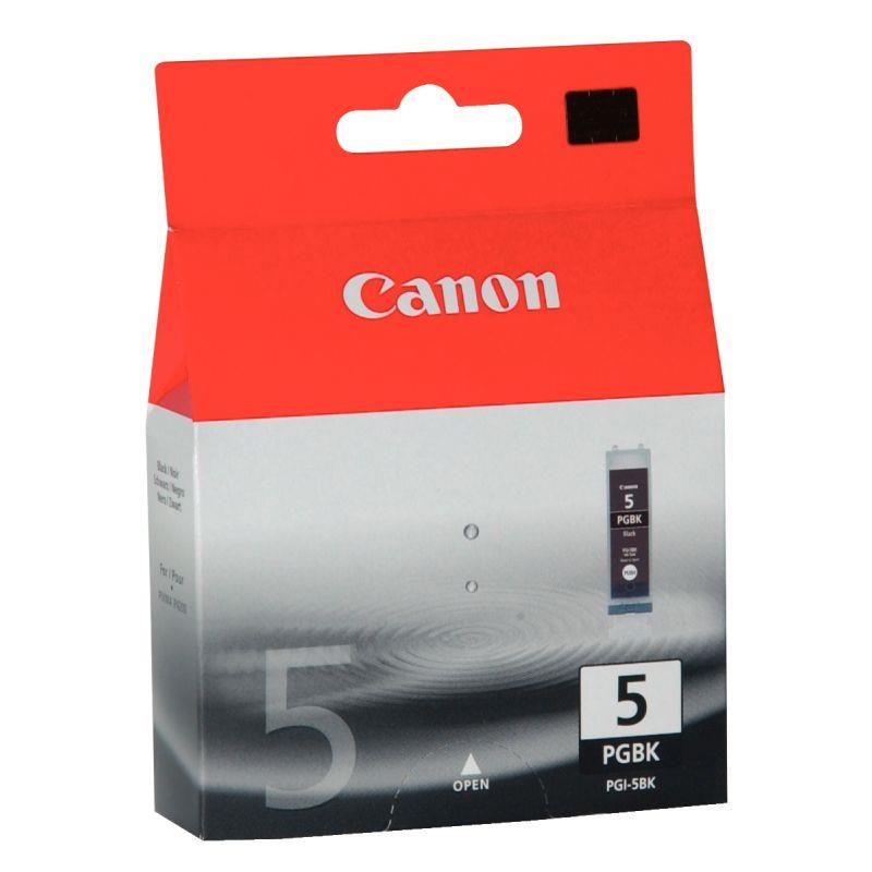 Image de  Canon 5 cartouche jet d''encre noire authentique (PGI5BK) 
