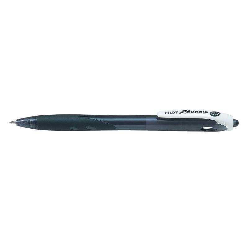 Image de  Stylo bille Rexgrip pointe moyenne noir 