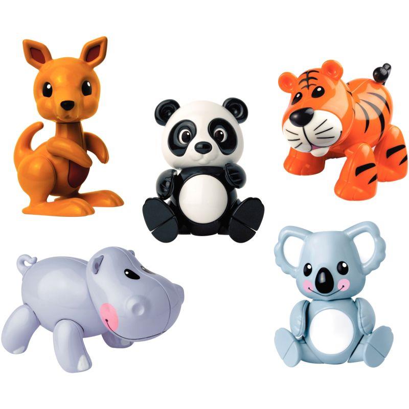 Image de  Lot de 5 animaux du monde TOLO 