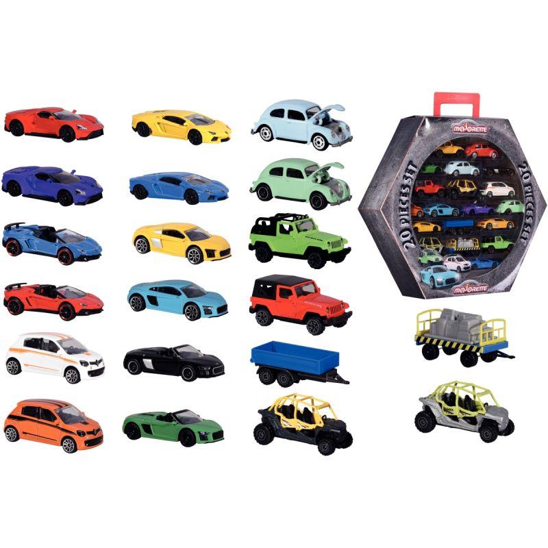 Image de  Coffret de 20 véhicules MAJORETTE 