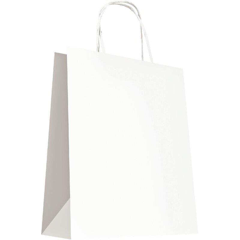 Ref. 63976, Sac kraft blanc 24+12x32, marque N.C