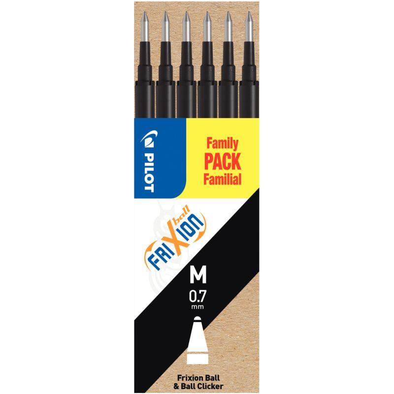 Image de  Étui de 6 recharges Frixion noires 