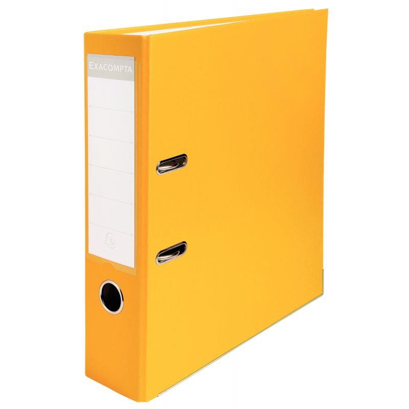 Image de  Classeur à levier pour format A4, dos 8 cm, jaune 