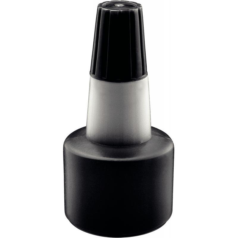 Image de  Encre à tampon sans huile, Flacon 30 ml, coloris noir 