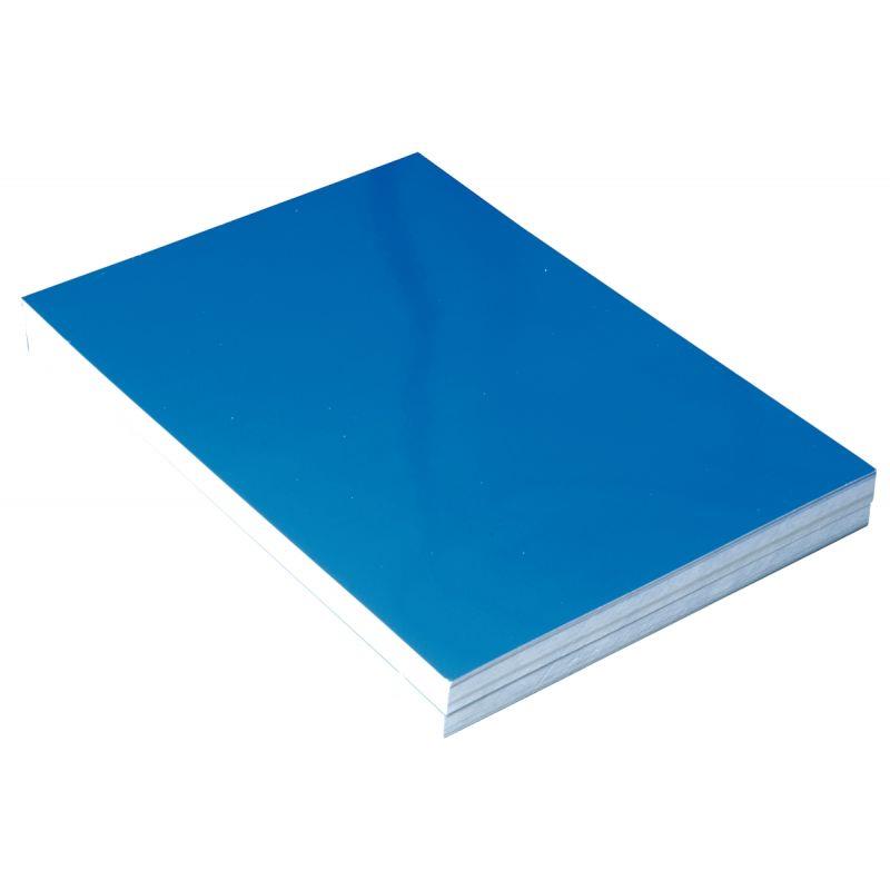Image de  Paquet de 100 couvertures Bristol glacées 250gr bleu 